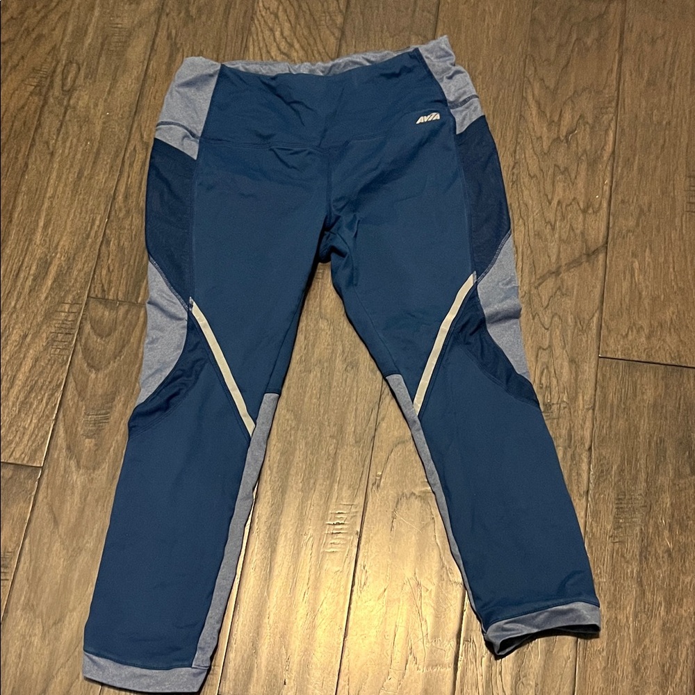 Avia Navy and Light Gray Leggings